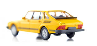 102-021501 - H0 - Saab 900 Turbo - verkehrsgelb